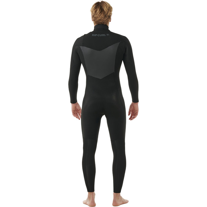 2024 Rip Curl Hombres Dawn Patrol 3/2mm Chest Zip Neopreno 158MFS - Black